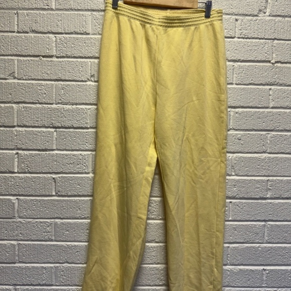 Babaton Yellow Joggers Relaxed Fit Sweatpants